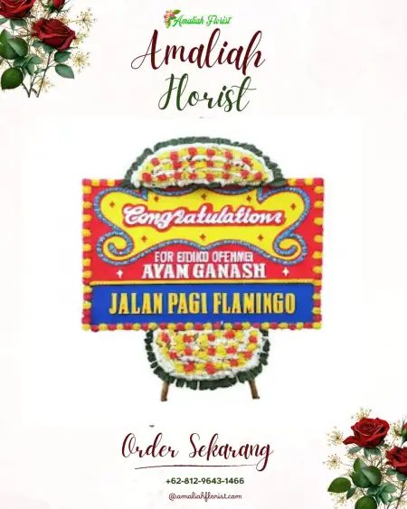 Sewa Papan Bunga Tegar Beriman Cibinong